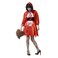 Smiffys- Zombie Little Miss Hood Costume Red< >S< >