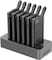 Phoni 6 in 1 Power Station 10,000 mAh with Built-in Cable to Charge Multiple Devices - Black