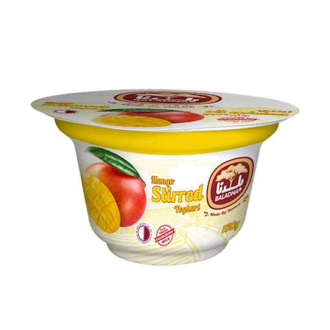 Baladna Fresh Mango Stirred Yogurt 150g