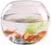 Vsell24 8 Inch Round Glass Bowl Aquarium Fish Tank Flower Vase Centerpiece Bubble Planter Terrarium Fish Bowl For Wedding Event Clear