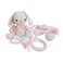 Snuggleandplay Soft Crocheted Bunny Set - White And Pink