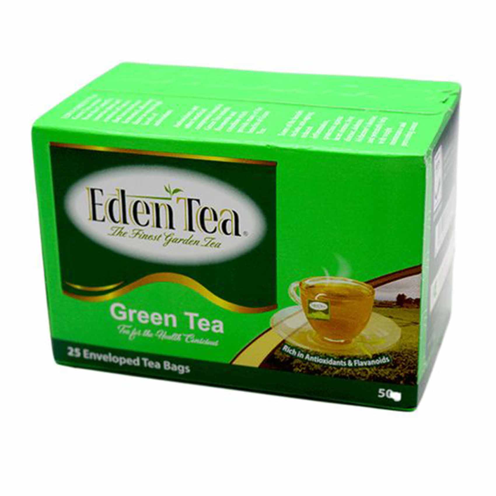 Eden Tea Enveloped Green Tea Bags 50g (25 Pieces) Online | Carrefour Kenya