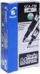 Generic Pilot Sca-Tm-B Twin Marker Set Of 12, Black
