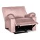 In House Velvet Rocking &amp; Rotating Recliner Chair - Light Pink - H1