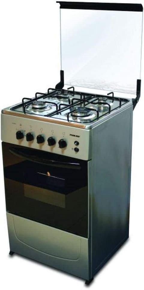 Nikai Gas Oven With 4 Burners, Silver 50x50cm U2110N5SA (Installation not Included)