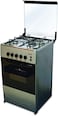 Nikai Gas Oven With 4 Burners, Silver 50x50cm U2110N5SA (Installation not Included)