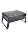 Generic Portable Barbeque Charcoal Grill Black/Silver 35x27.5centimeter