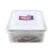 Lock &amp; LockClassic Rectangular Food Container Clear/Blue 800ml
