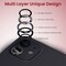 Moxedo Camera Lens Protector, 9H Tempered Glass, Aluminum Alloy Individual Ring Camera Cover Screen Protector Compatible for iPhone 12 (6.1 inch)/ 12 Mini (5.4 inch) (BLACK)