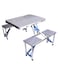 Generic Folding Aluminum Picnic Table Silver