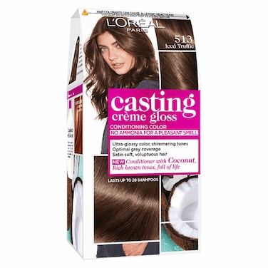 L&#39;Oreal Paris Casting Cream Gloss Hair Color - 513 Ashy Nude Brown