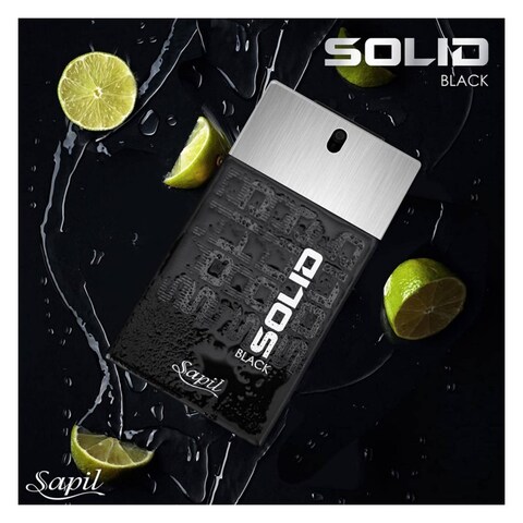 Sapil Solid Black Eau De Toilette Perfum 100ml