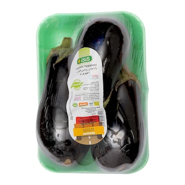 Isis Packed Organic Eggplant - 1Kg