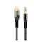 Lanex Lightning to Jack Audio Cable - 3.5mm - Black  - LH09