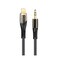 Lanex Lightning to Jack Audio Cable - 3.5mm - Black  - LH09
