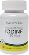 Naturesplus Potassium Iodide - 150 Mcg, 100 Vegan Tablets - Thyroid Support Supplement, Supports Respiratory Health - Vegetarian, Gluten Free - 100 Servings