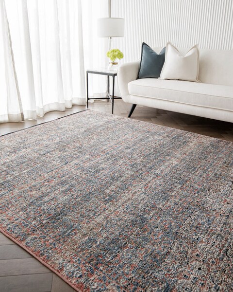 Sheldon Rosso 350 x 240 cm Carpet Knot Home Designer Rug for Bedroom Living Dining Room Office Soft Non-slip Area Textile Decor