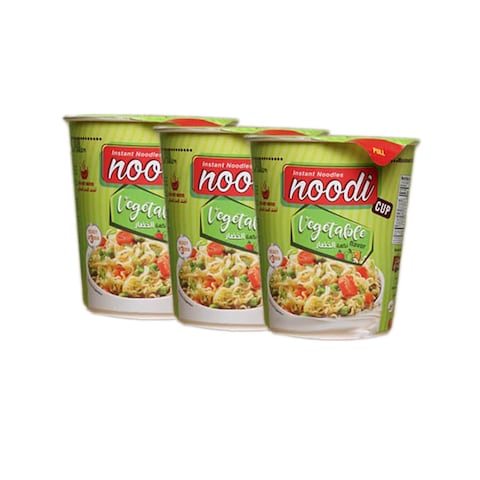 Noodi Noodles Cups Curry Chicken Flavor 60 Gram 3 Pieces