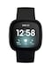 Fitbit Versa 3, Health And Fitness Smartwatch With GPS, 24/7 Heart Rate, Music And Up To 6+ Days Battery, Black/Black Aluminium