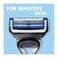 Gillette Skinguard Sensitive Razor Refill Handle - 5 Blades