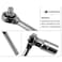 40 pcs Car Automobile Motorcycle Repairing Maintenance Tool Set Wrench Socket Kit Hand Tools Vehicle Toolbox Combination Repair Tool Set Grey