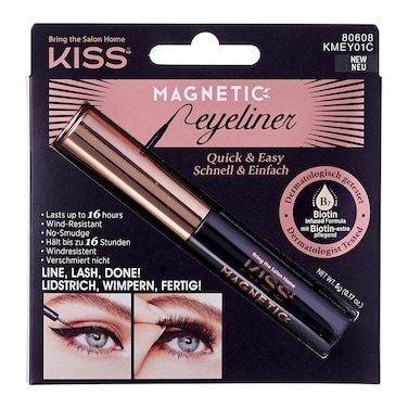 Kiss Magnetic Eyeliner Black 5g