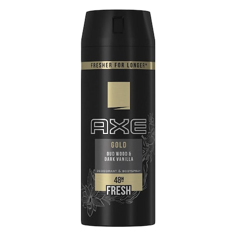 Axe Gold Deodorant And Body Spray Oud Wood And Dark Vanilla 150ml