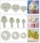 68Pcs Fondant Cutter Sugar Craft Cake Decorating Modelling Tools Set