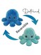 Generic Detrend Cute Plushies Reversible Octopus Plush Stuffed Animals And Toys Double-Sided Flip (Blue)