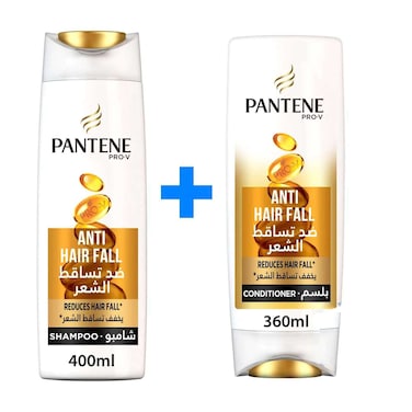 بانتين برو-في شامبو مضاد لتساقط الشعر 400 ملل مع بلسم 360 ملل