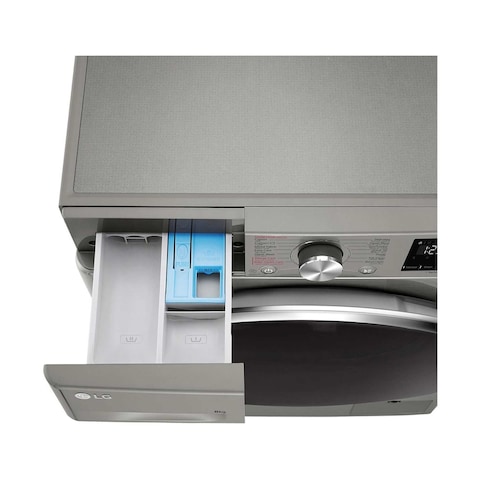 LG Vivace Front Loading Digital Full Automatic Washing Machine - 8 Kg - Silver - F4R3TYGCP