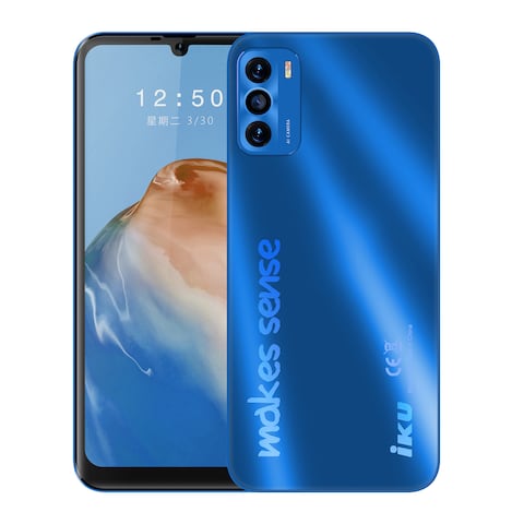 IKU X8 - 6.8-inch 64GB/4GB Dual SIM 4G Smartphone - Blue