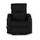 In House Velvet Rocking &amp; Rotating Cinematic Recliner Chair With Cups Holder - Black - AB08