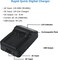 DMK Power BP-511 1560mAh Battery with LCD Quick Charger Compatible with Canon EOS 5D 50D 40D 20D 30D 10D Digital Rebel 1D D60 300D D30 etc,