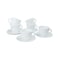 Manal Cup &amp; Saucer 22CL 6 Cup White