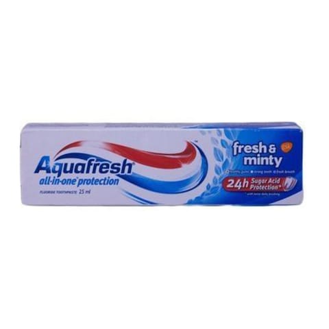 Aquafresh Tooth Paste Fresh Minty 25Ml