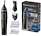 Remington Hygiene Clipper Lithium Nanoseries Trimmer For Nose, Ear &amp; Eyebrow Hair With Detail Trimmer Attachment, Ne3870, Black