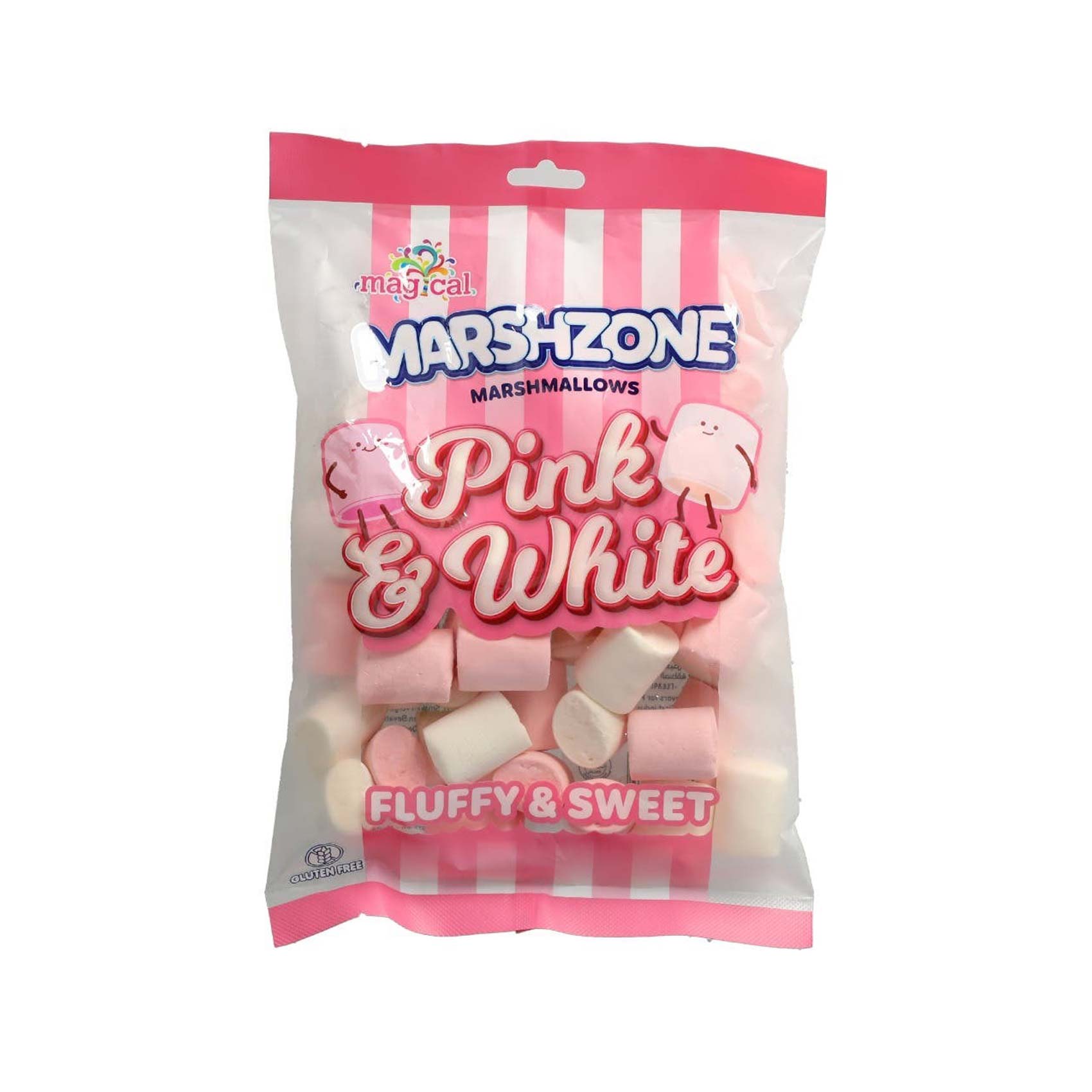 Magical Marshzone Pink and White Marshmallows – 150 gm Magical Marshzone Pink and White Marshmallows – 150 gm