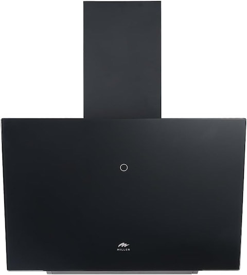 MILLEN 60cm Angled Range Hood - Tempered Black Glass, MKHG 604 BL, 3 Years Warranty