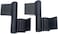 AL ARQAM Light Aluminium door hinges 2 Black color 60mm