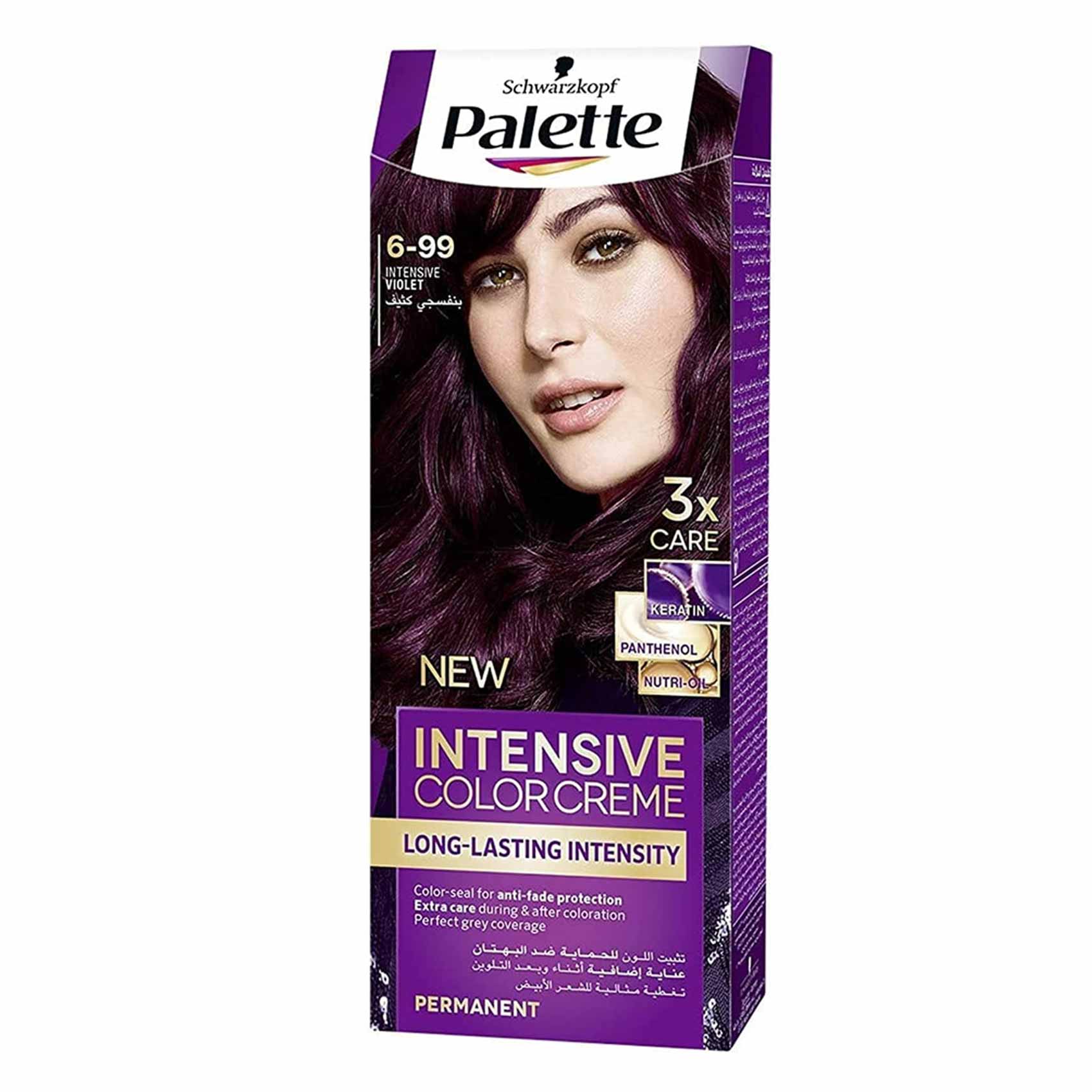 Schwarzkopf Palette Permanent Hair Dye 6-99 Intense Violet 1 Piece