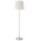 Floor Lamp Nickel-Plated White