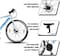 Vaux Swifter-Pro Hybrid Cycle for Men with Dual Disc Brake, 21 Speed Gear Cycle with Hi-Ten Steel Frame, Alloy Rims &amp; 700Cx35 Thin Tyre Cycle, Bicycle for Adults with Age Group 15+ Years - White