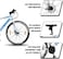Vaux Swifter-Pro Hybrid Cycle for Men with Dual Disc Brake, 21 Speed Gear Cycle with Hi-Ten Steel Frame, Alloy Rims &amp; 700Cx35 Thin Tyre Cycle, Bicycle for Adults with Age Group 15+ Years - White