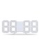 Generic LED Digital Numbers Wall Clock White