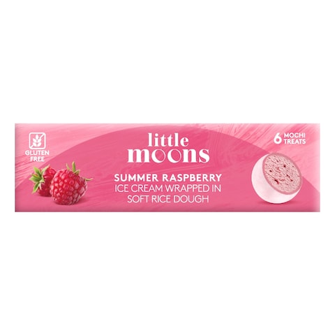 Little Moons Summer Raspberry Mochi Ice Cream 32g Pack of 6