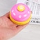 Vsell24 Pet Training Bell Dog Puppy Kitten Potty Training Bells Footprint Pattern Doorbell Buttons For Communication Pink/Yellow