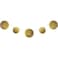 Creative Converting- Foil Embossed Banners 6in X 9ft Gold< >Multicolor< >