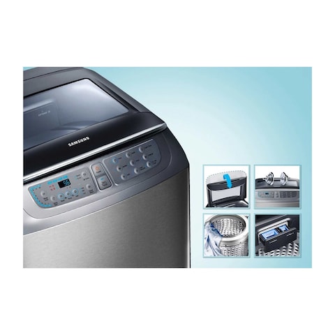 Samsung Washing Machine Top Loading -14 Kg - Gray - WA14F5S4UWAUAS