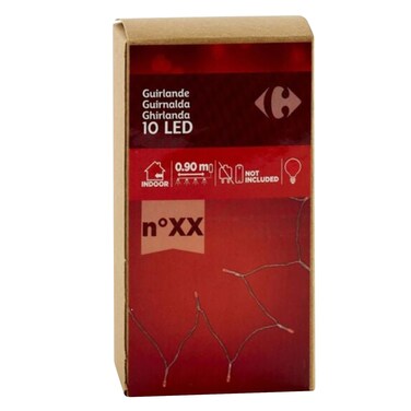 IND BO 10RED LED STEADY LIGHT+